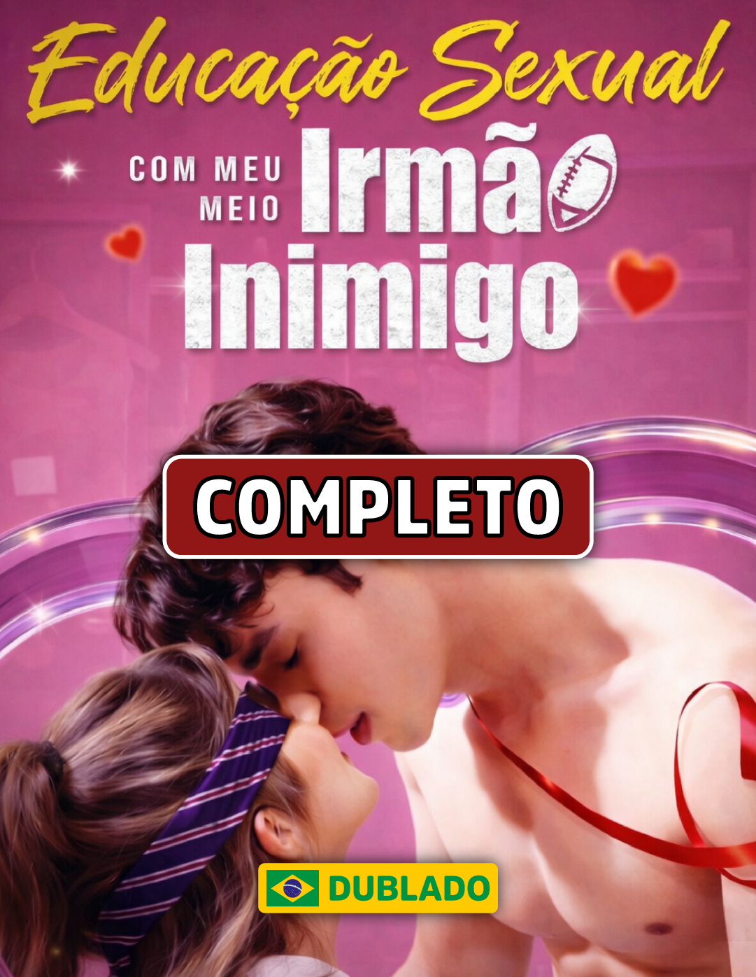 Educação Sexual com meu Meio Irmão Inimigo